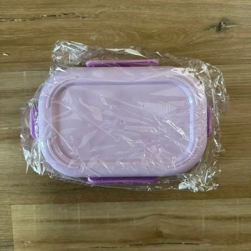 New Sanrio Kuromi Two Layer Bento Style Lunch Box Japanese Cute Kawaii Anime